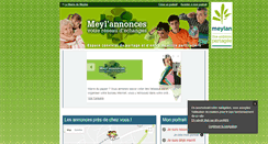 Desktop Screenshot of meylannonces.meylan.fr
